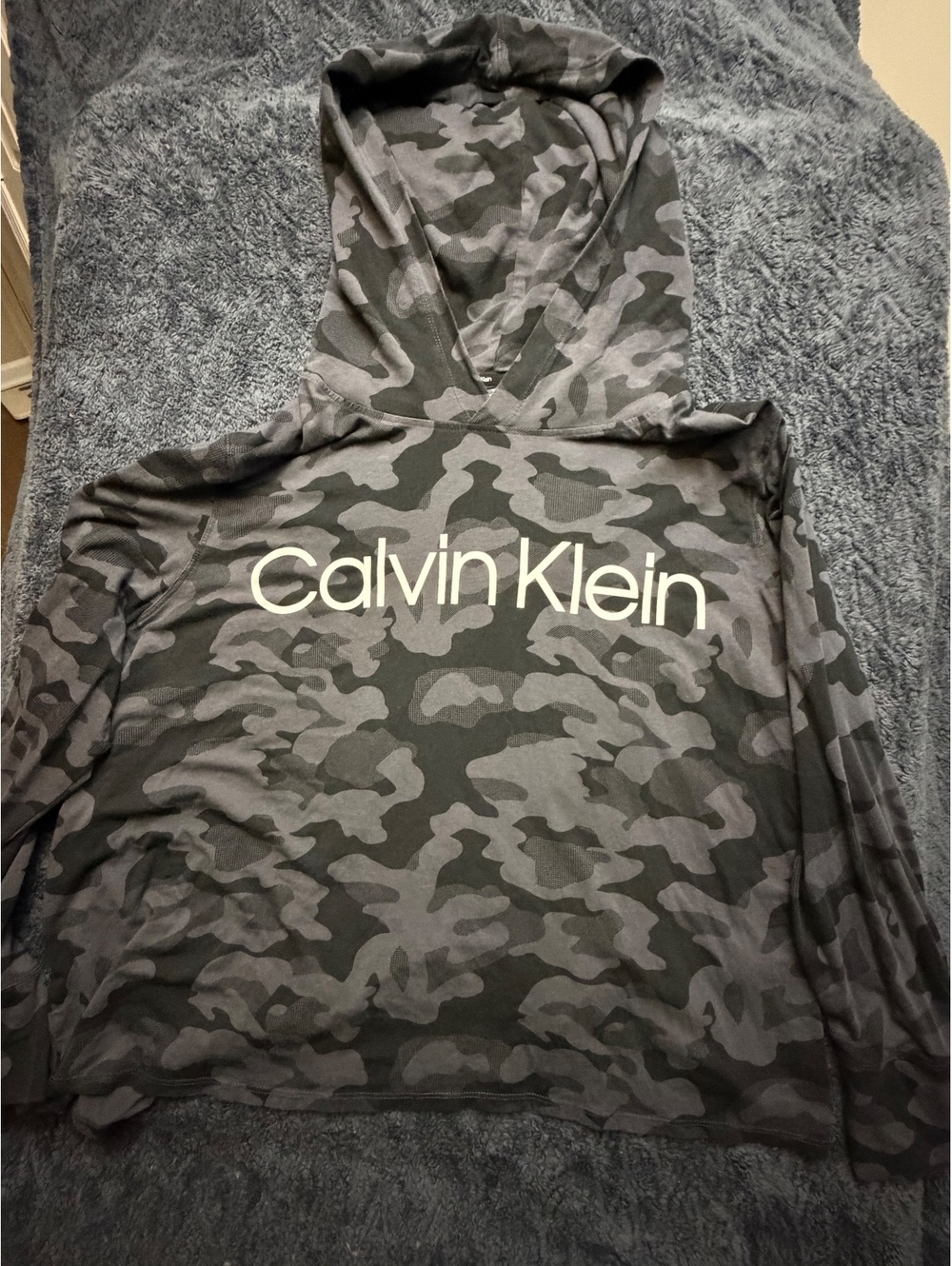 Calvin Klein Men's Camouflage Hoodie Sweatshirt XXL